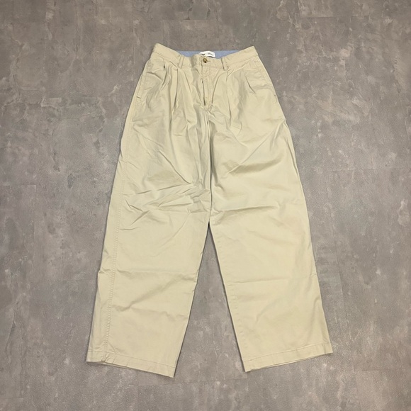 TNA Aritzia Hudson Wide Leg Chino Pants Size 8 - Picture 2 of 15